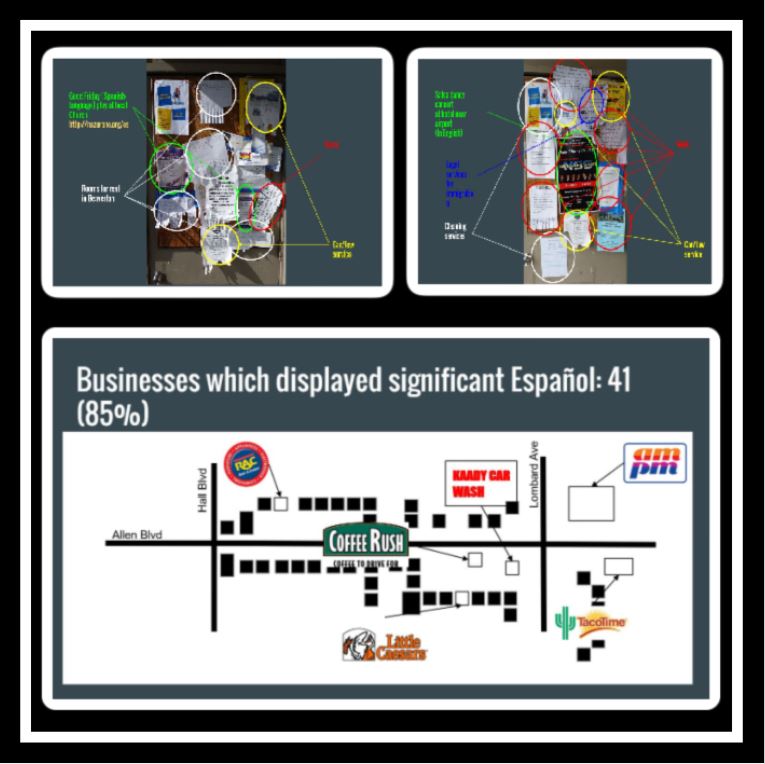 Spanish along SW Allen Boulevard