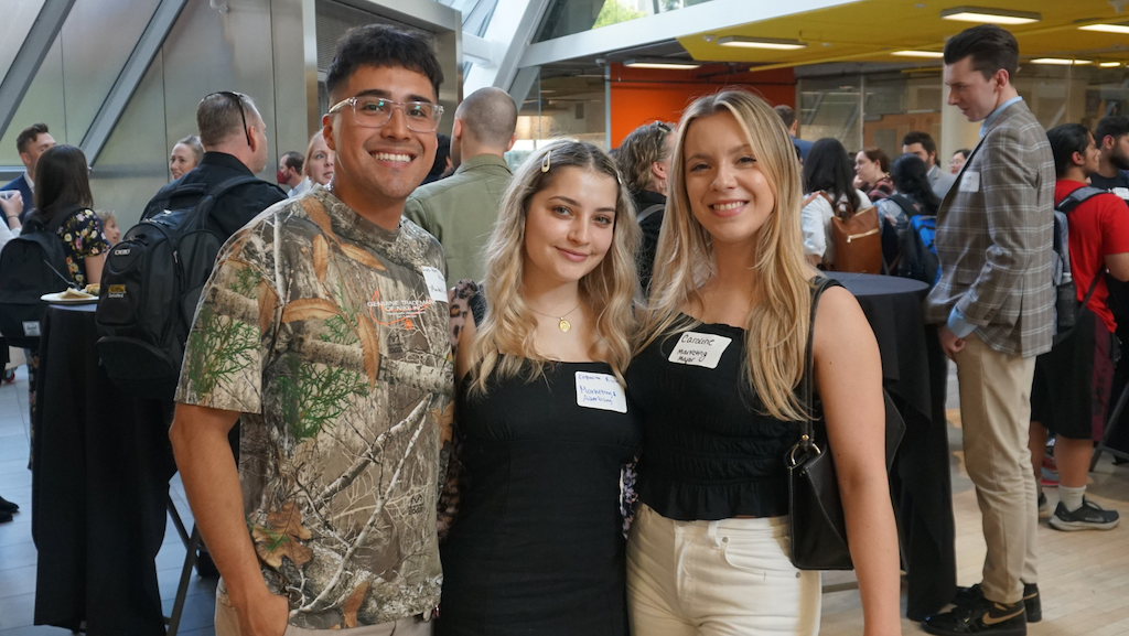 Students at Career Center Event