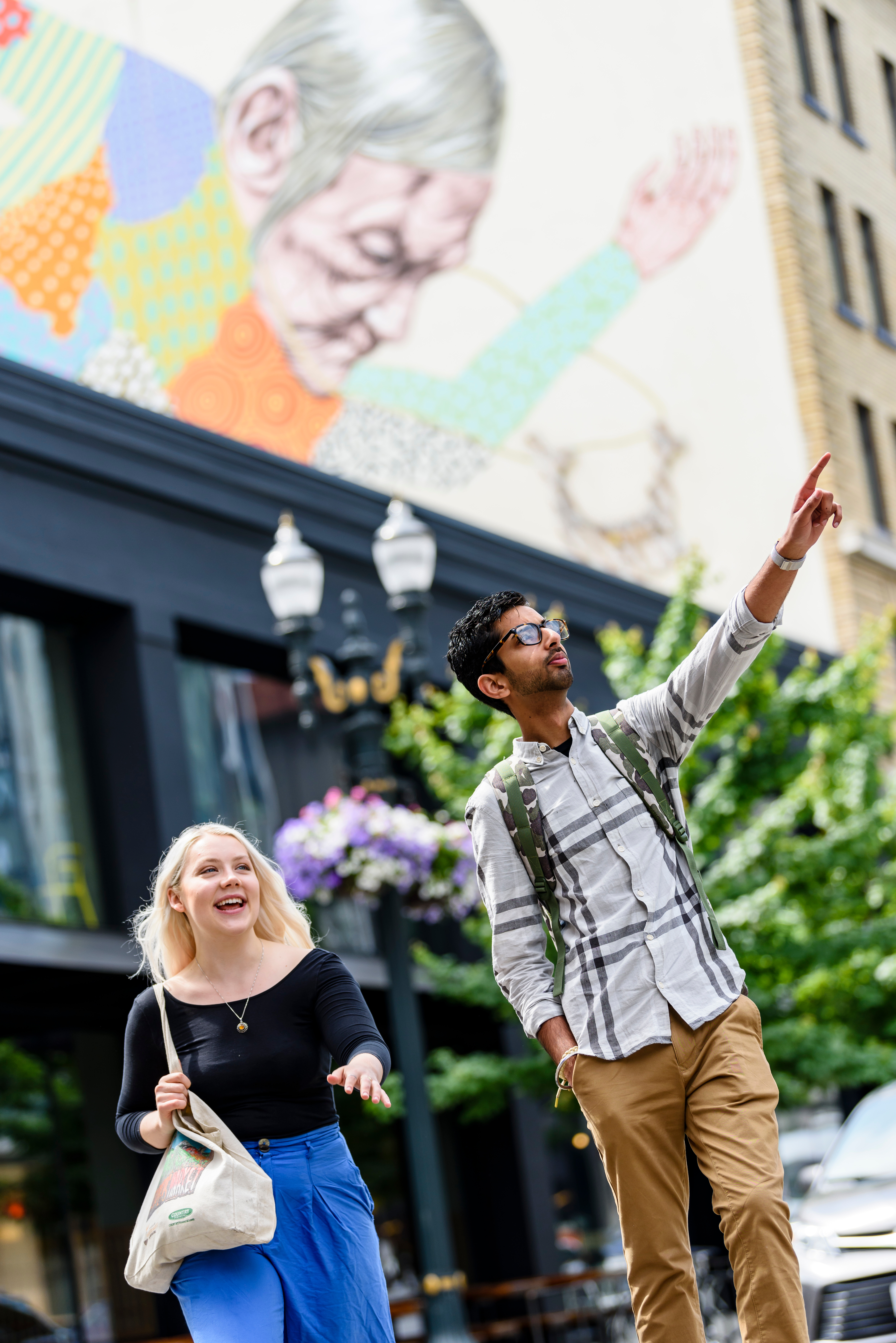 Students in the city