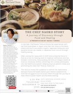 The Chef Naoko Story Flyer