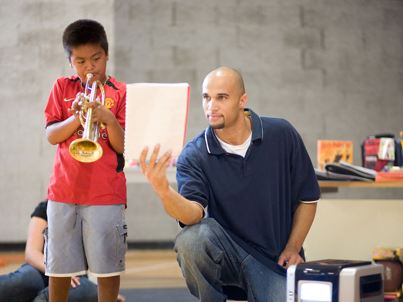 Student Capstone at an elementary school