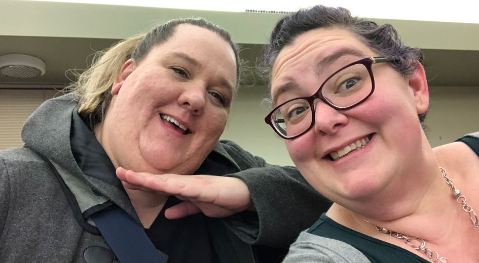 Photo of Cat Caruso and Lynn Hager